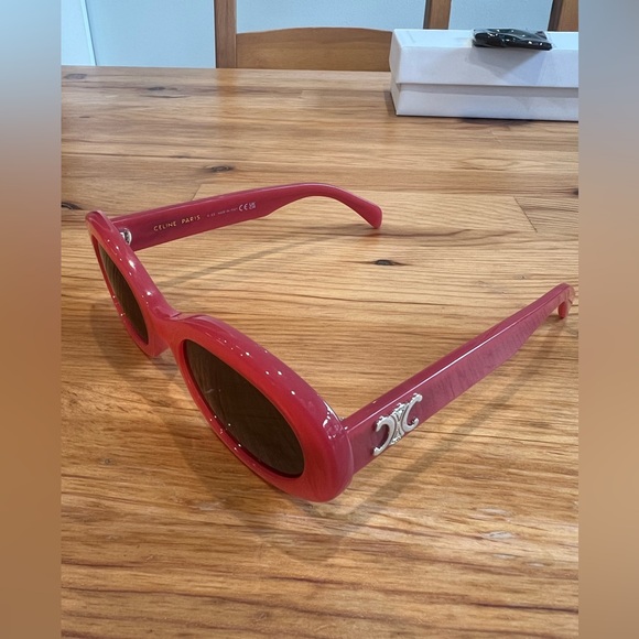 Celine Paris Triomphe Sunglasses - oval - Picture 4 of 8